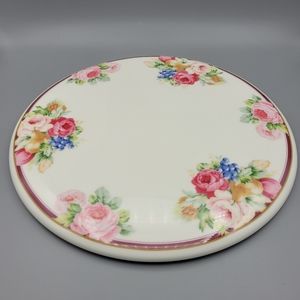 Mikasa Bone China Cheese Platter, Rosemead 10" diameter